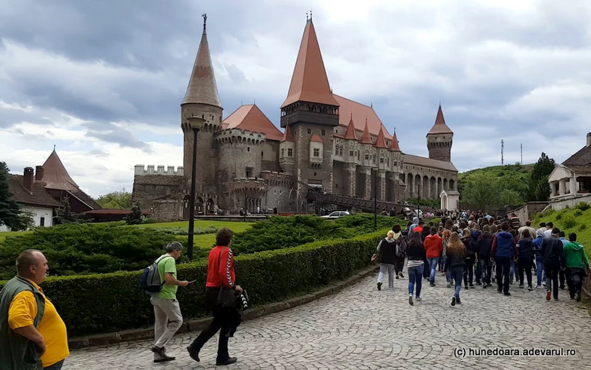 Castelul Corvinilor din Hunedoara. FOTO: Daniel Guţă. ADEVĂRUL.