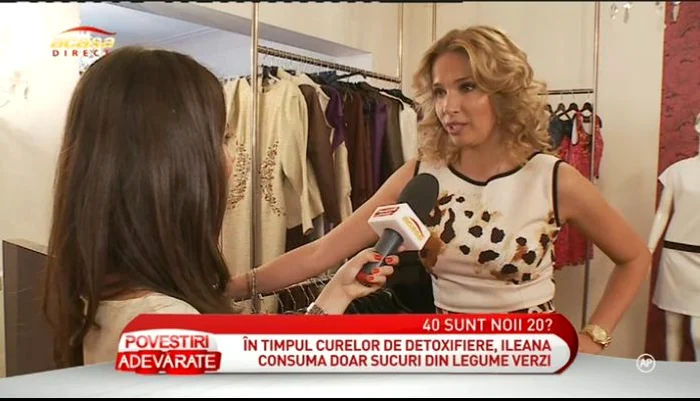 Femeia de afaceri arată impecabil la vârsta ei (captură: Acasă TV)