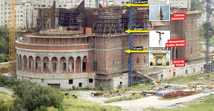 Patru macarale şi 260 de muncitori sunt acum pe şantier Foto: Dorin Constanda