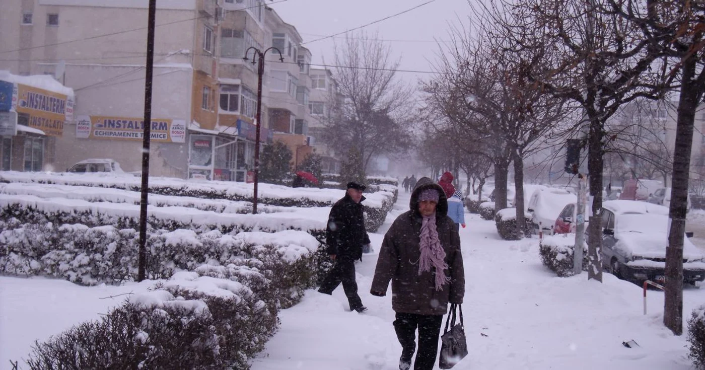 Vrancea este ameninţată de un nou val de ninsori