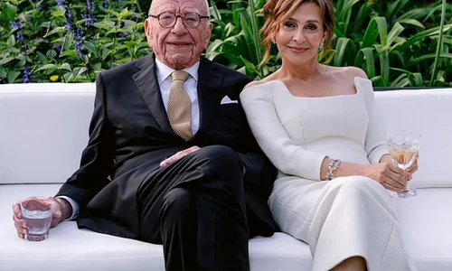 Rupert Murdoch cu soția lui  foto   News Corp jpg