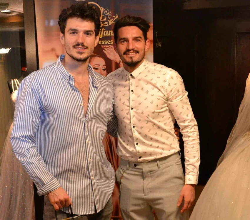 Şi bărbaţii au fost la patru ace. Aici Alex Nedelcu şi Andrei Neagoe