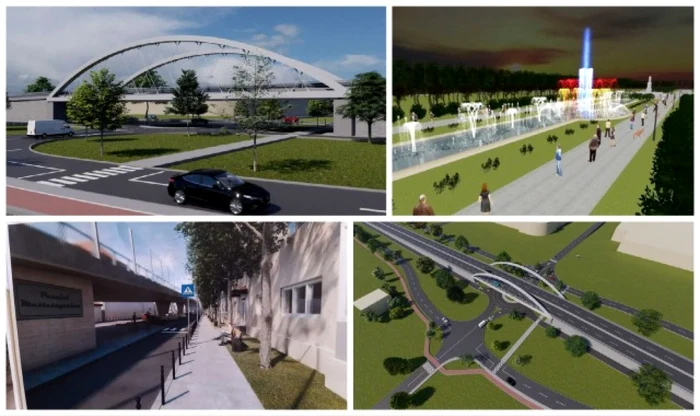 Cele aproape 41 milioane de euro vor finanţa, printre altele, construirea a două pasaje supraterane şi reabilitarea Parcului 1 Decembrie