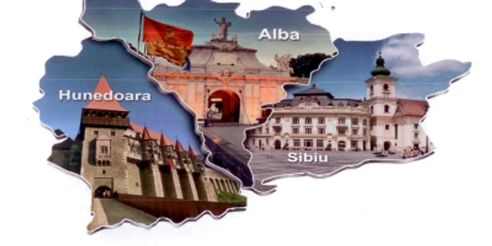 Viitoarea regiune ar urma să fie compusă din judeţele Alba, Sibiu şi Hunedoara