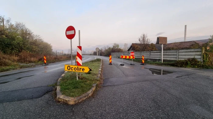 Nu se mai poate circula pe strada Termocentralei