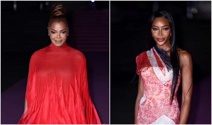 Janet Jackson și Naomi Campbell la Pink Ball de la British Museum Profimedia jpg