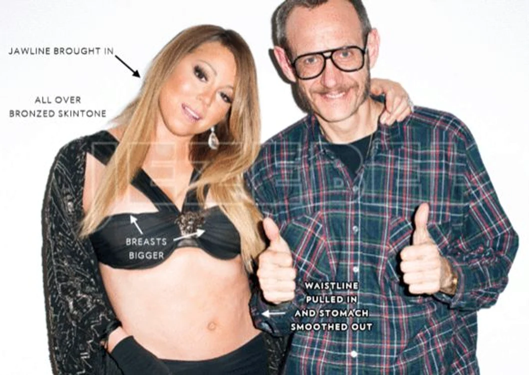 Se pare că Mariah nu s-a resemnat niciodată cu faptul că nu are forme de manechin