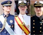 Prințesa Leonor în uniformă militară.