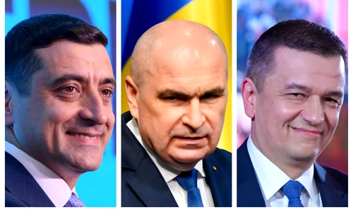 George Simion, Ilie Bolojan, Sorin Grindeanu / FOTO Mediafax Foto