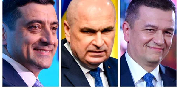 George Simion, Ilie Bolojan, Sorin Grindeanu / FOTO Mediafax Foto