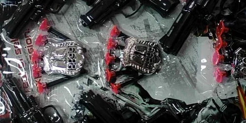 Pistoale - jucarie "SET POWER POLICE WINS" 