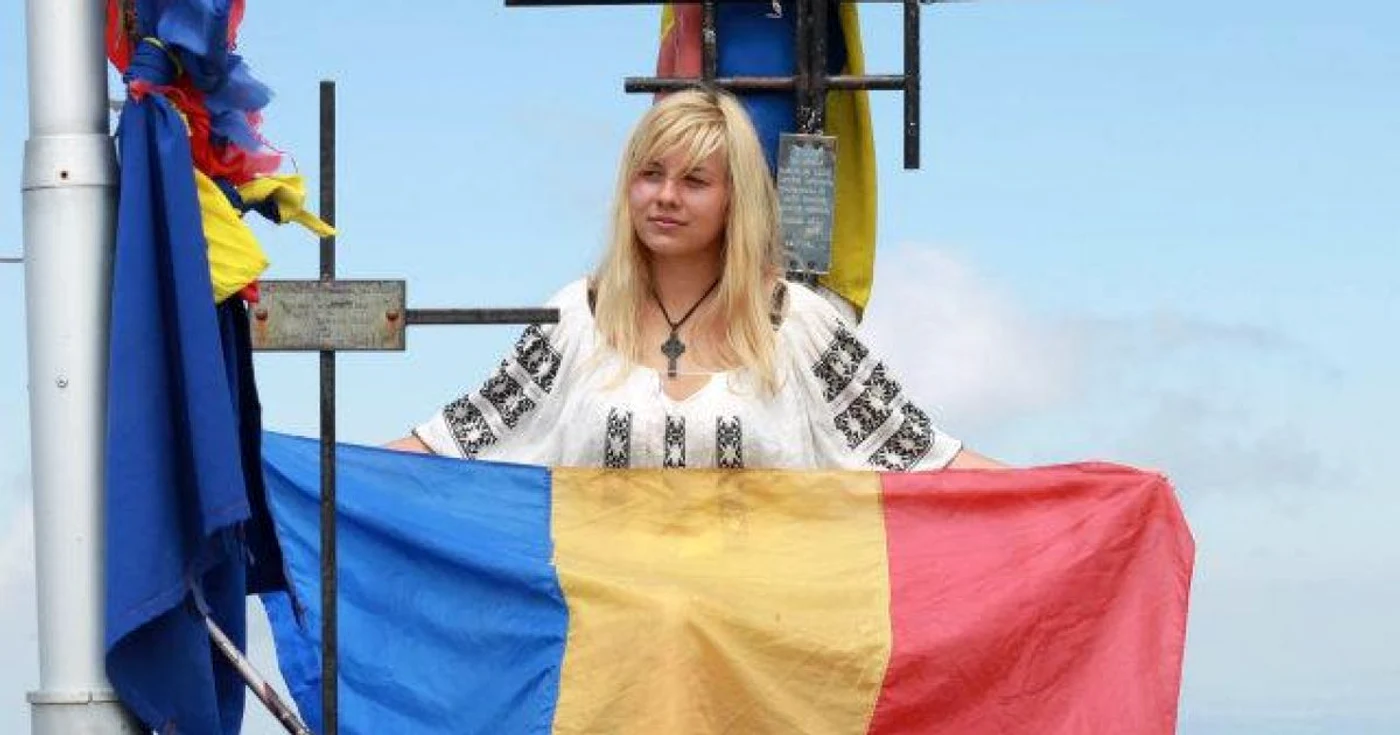 Maria, mândră că e româncă Foto Arhivă personală