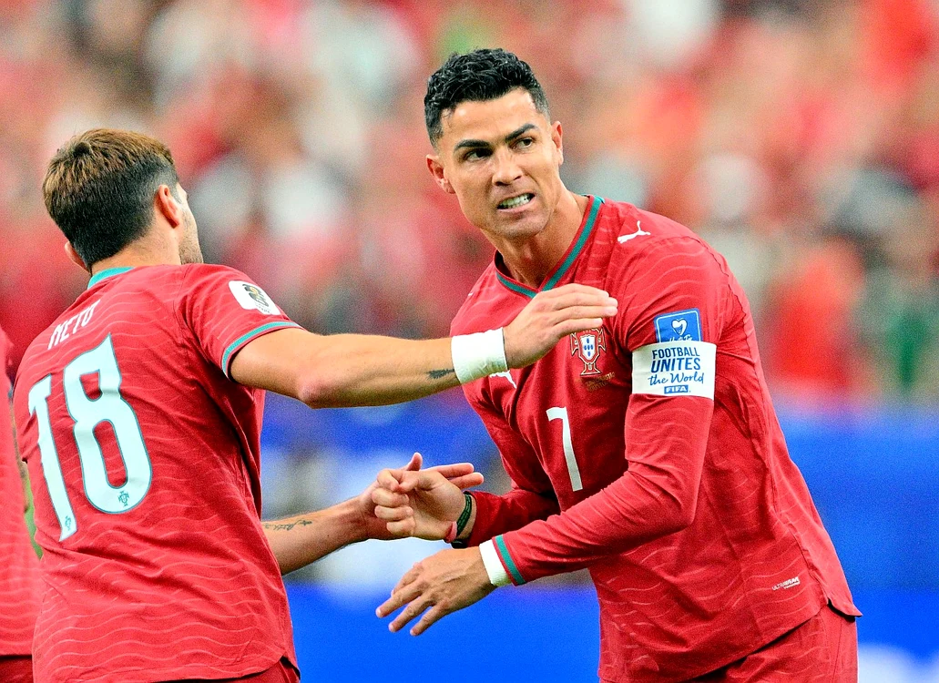 Ronaldo a devenit al doilea cel mai vârstnic fotbalist care înscrie la CM de fotbal (Foto: EPAImages