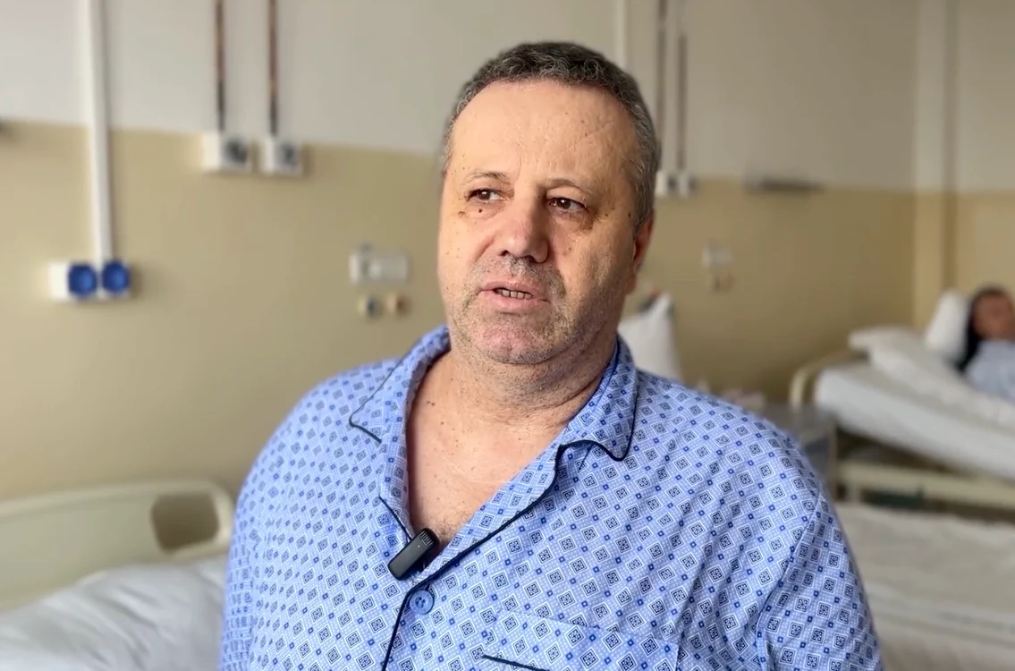 Relu Feraru, pacient 56 de ani Ploiești  Sursa foto: Spitalul de Neurochirurgie Iași