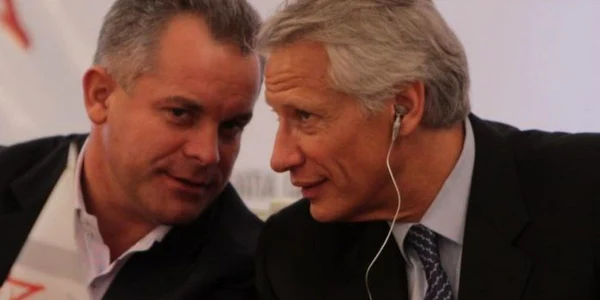 Vlad Plahotniuc şi Dominique de Villepin la lansarea Asociaţiei Oamenilor de Afaceri