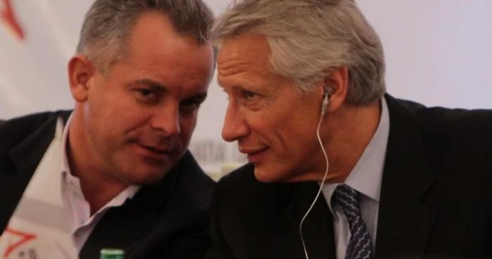 Vlad Plahotniuc şi Dominique de Villepin la lansarea Asociaţiei Oamenilor de Afaceri