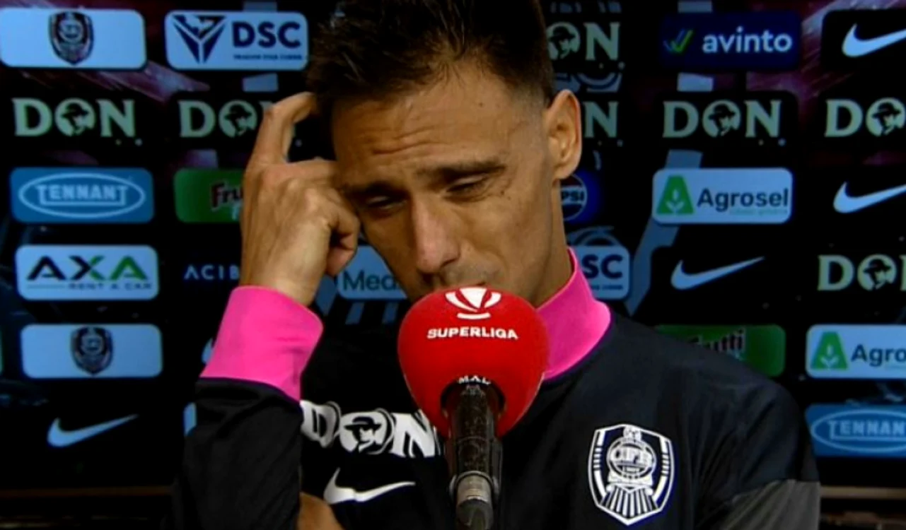 Mario Camora, căpitan la CFR Cluj  Foto/Captură Digi Sport
