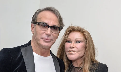 Jocelyne Wildenstein Visits The Jean Yves Klein : Chimeras Exhibition jpeg