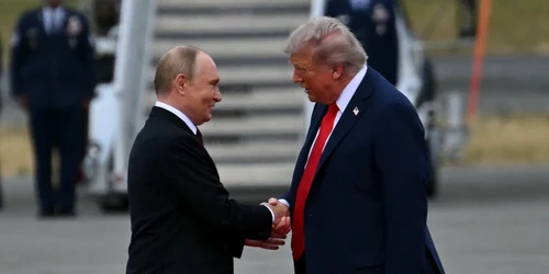 Donald Trump și Vladimir Putin în Alaska FOTO AFP