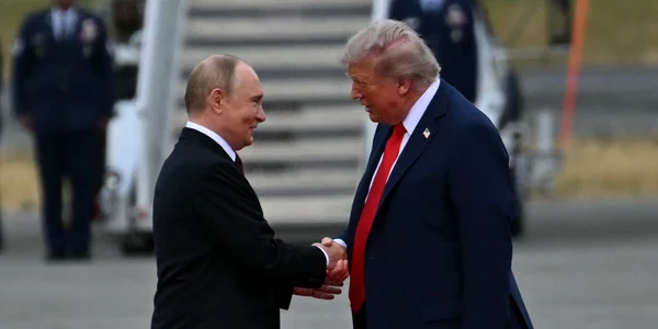 Donald Trump și Vladimir Putin în Alaska FOTO AFP