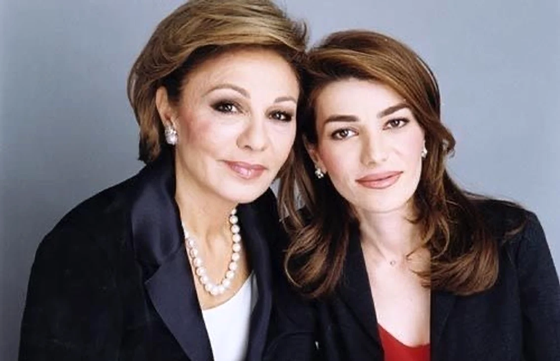 Împărăteasa Iranului Farah Pahlavi, și fiica sa, Leila. FOTO: Instagram