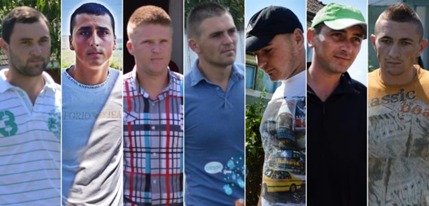 
    Cei şapte violatori din Văleni, Vaslui FOTO Adevărul   