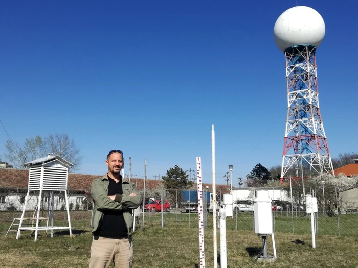 Mugur Ioniţă - meteorolog la Centrul Regional Banat-Crişana