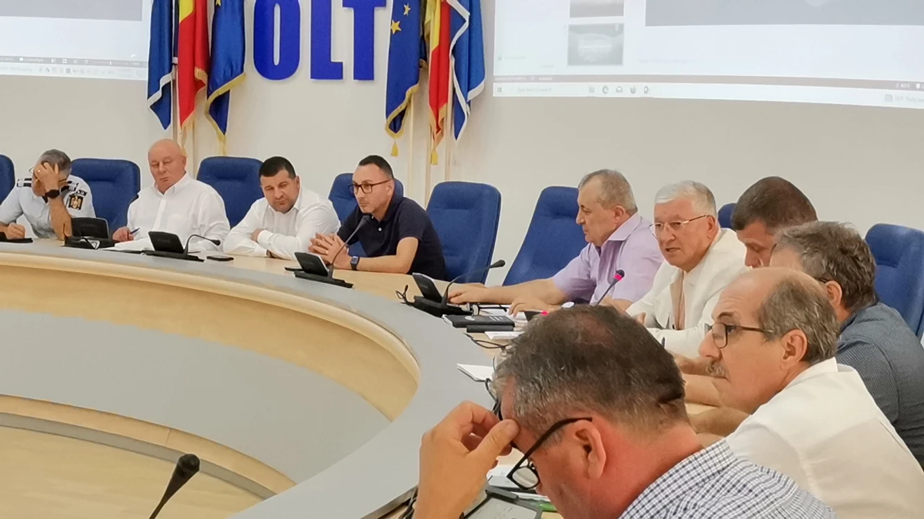 Autoritățile județene i-au chemat pe primari la Slatina FOTO: A.M.