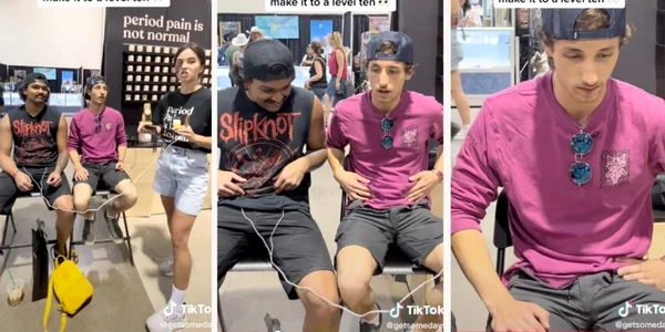 Barbati durere menstruala colaj TikTok jpg