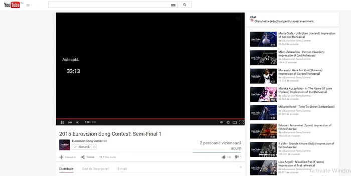 Pentru prima oară puteți vedea Eurovision 2015 LIVE pe Youtube