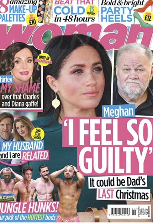 Revista "Woman" dezvăluie că Meghan Markle are remuşcări pentru că l-a supărat pe tatăl său