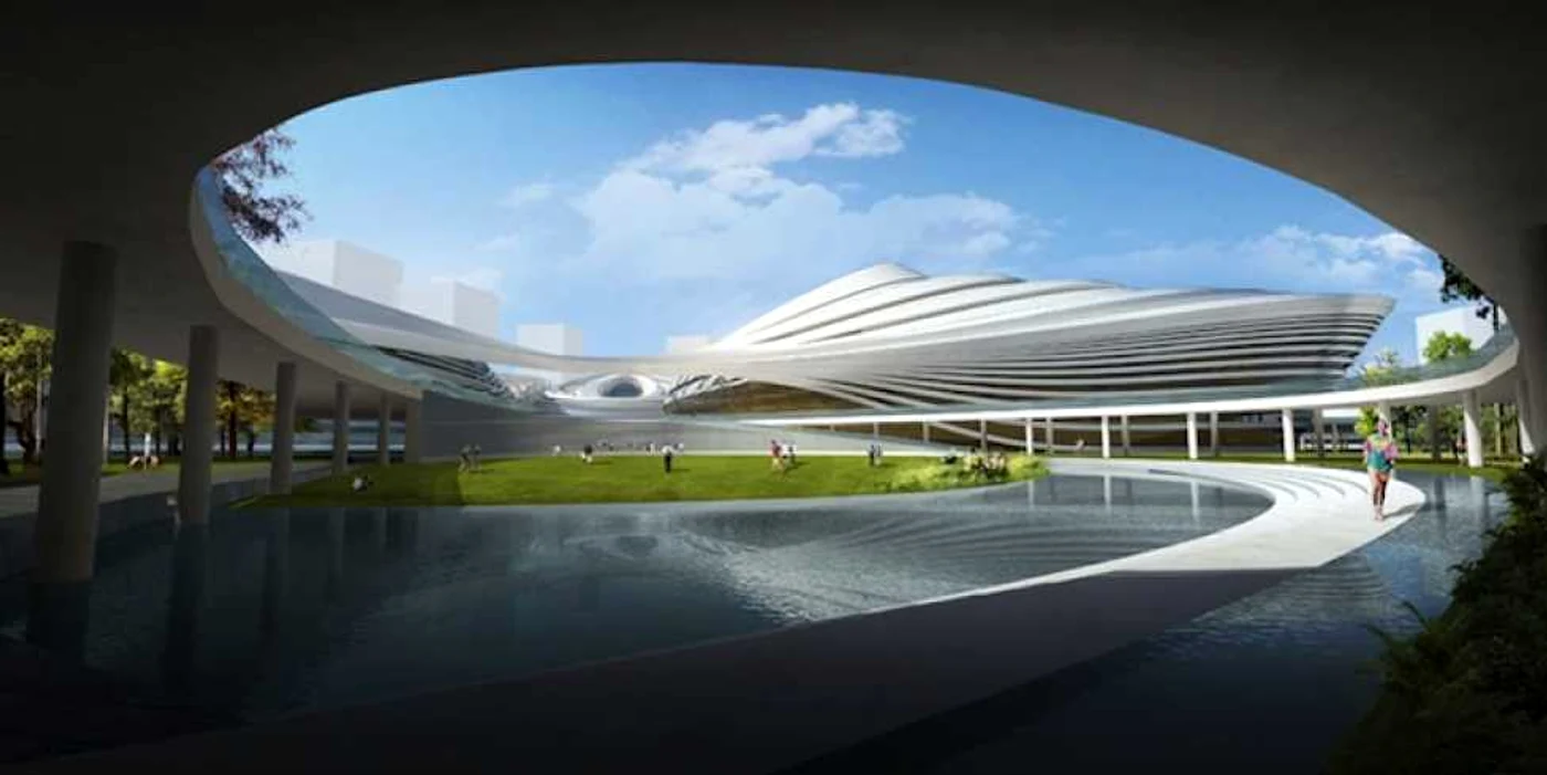 Chinezii construiesc un super-centru sportiv în Jingzhou