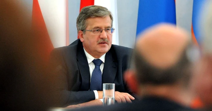 Preşedintele Poloniei, Bronislaw Komorowski,