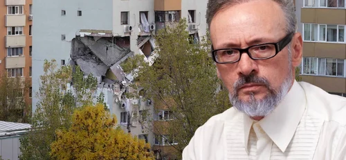 Mihai Albu e de părere că acea scară de bloc nu mai poate fi consolidată. Unele etaje nu mai au punct de sprijin 
