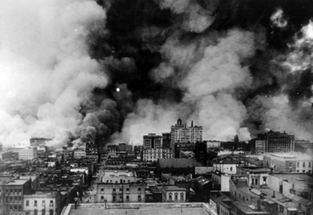 Oraşul San Francisco a fost devastat de un cutremur major în aprilie 1906. (Foto: history.army.mil)