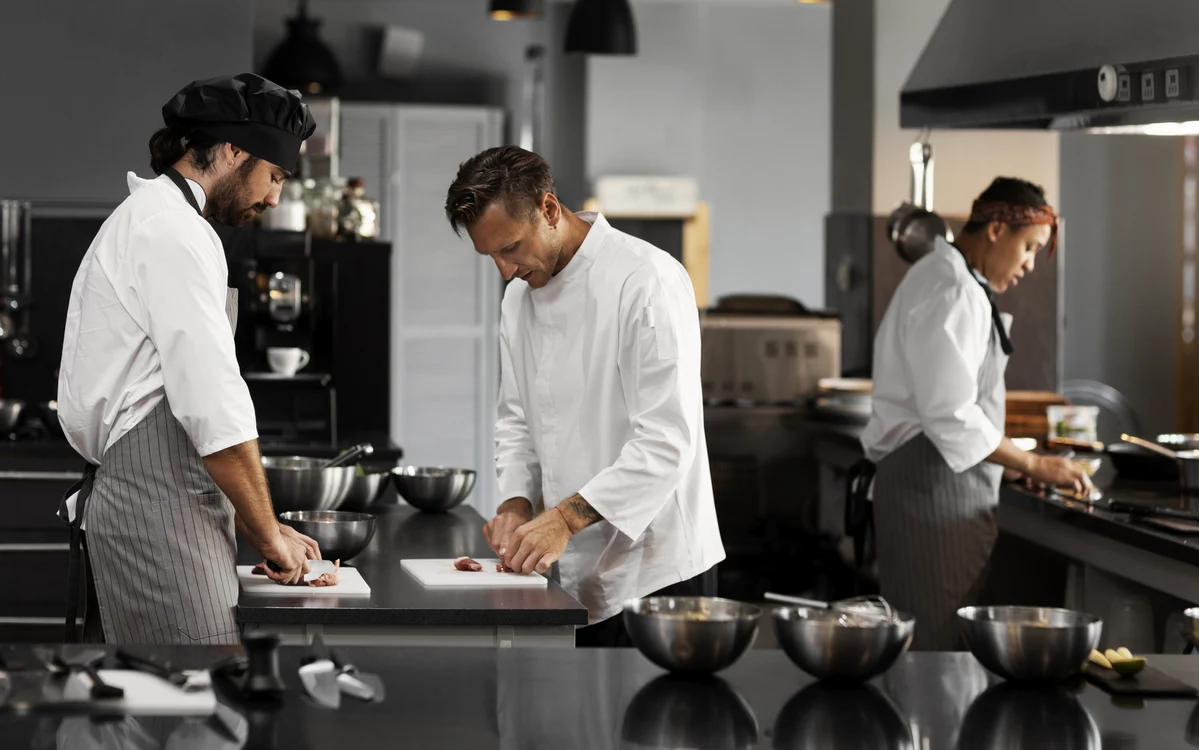 Munca în bucătăriile restaurantelor este adesea plină de stress. Sursa: Freepik.com