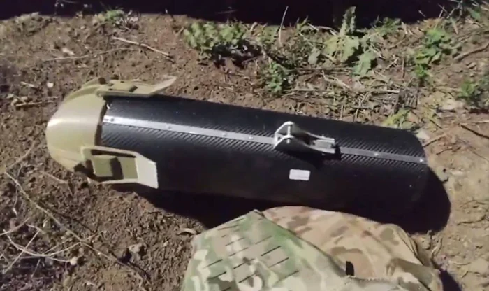 Bombă ucraineană cu grafit/FOTO:X