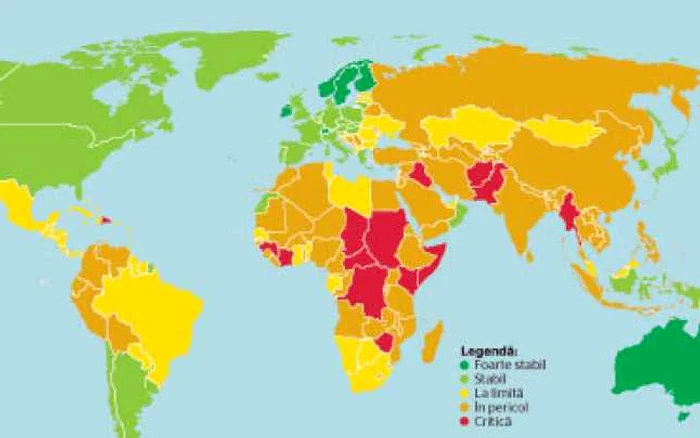 Ce menţine România în zona instabilă a Clasamentului FP al statelor eşuate