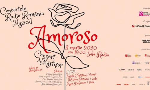 Amoroso, pe 8 martie, la Sala Radio, la Concertele Radio România Muzical jpeg