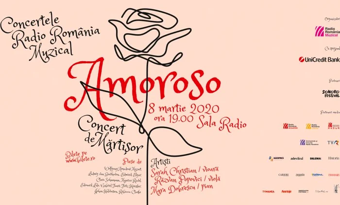 Amoroso, pe 8 martie, la Sala Radio, la Concertele Radio România Muzical jpeg