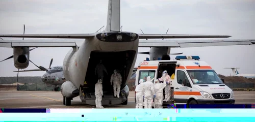 Baza 90 Transport Aerian 19 noiembrie 2020 transport pacienti cu COVID-19 in tara FOTO IGSU