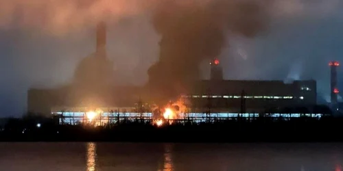 Explozii la o termocentrală din regiunea Moscovei FOTO X  Nexta jpg