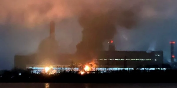Explozii la o termocentrală din regiunea Moscovei FOTO X  Nexta jpg