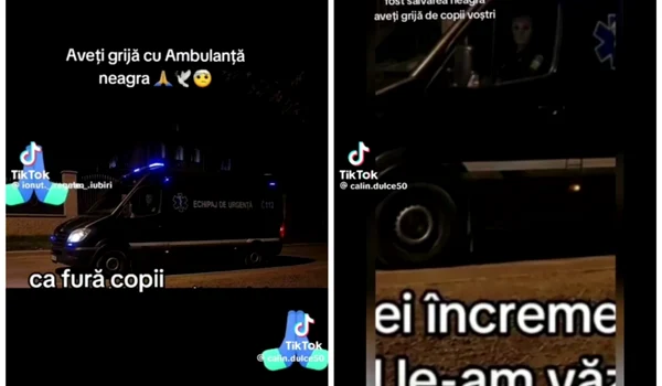 ambulanta neagra conspiratii tiktok foto colaj tik tok jpeg