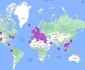 Săculețul de Vaideeni în lume Hartă Google