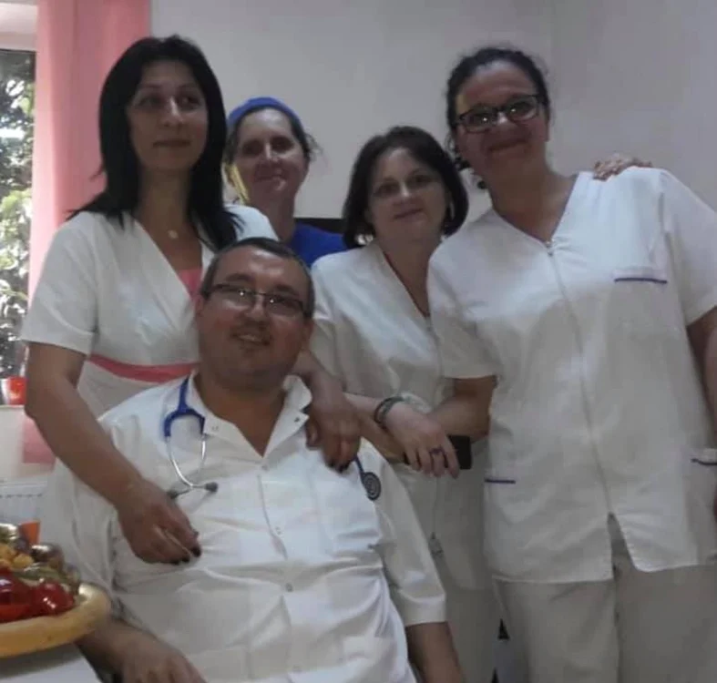 Dr.Ionuţ Claudiu Burtan este medic specialist infecţionist la spitalul din Călăraşi FOTO Facebook/Mihaela Osman