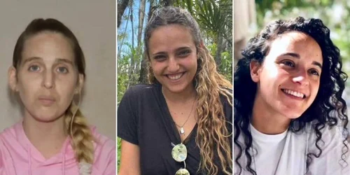 Doron Steinbrecher Romi Gonen Emily Damari ostatice eliberate/ FOTO:X/@AvivaKlompas
