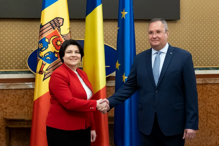 Întrevederea premierului Nicolae-Ionel Ciucă cu prim-ministrul Republicii Moldova FOTO: GOV.RO
