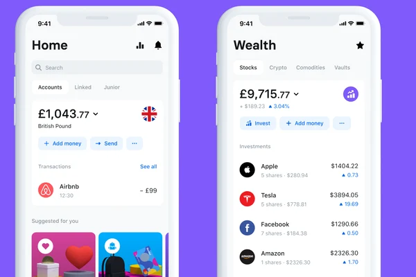 Acasă și Bunăstare sunt cele două mari secțiuni ale noii versiunii 7.0 Revolut