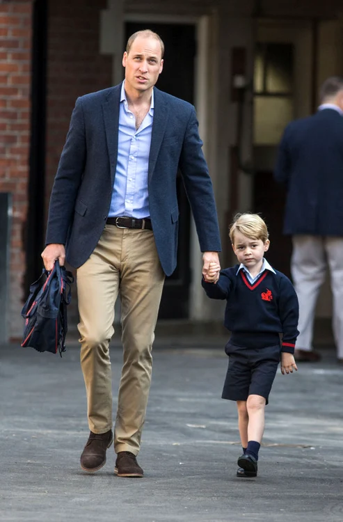 Prince George Attends Thomas's Battersea On His First Day At School jpeg